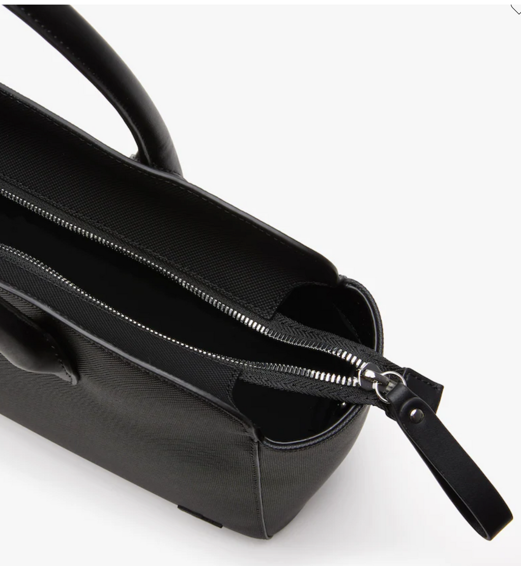 LACOSTE Sac à main femme forme trapèze avec bandoulière amovible
