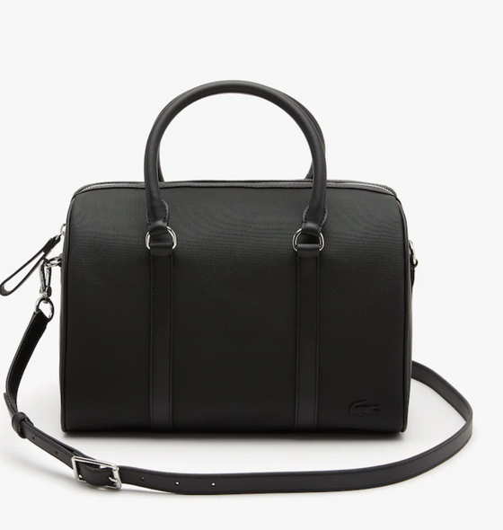 Sac à main femme Lacoste zippé avec bandoulière ajustable