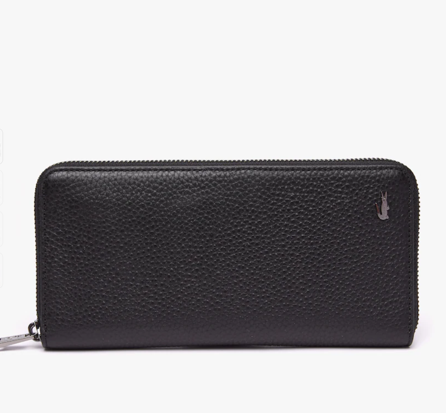 Portefeuille zippé Crocodil en cuir grainé