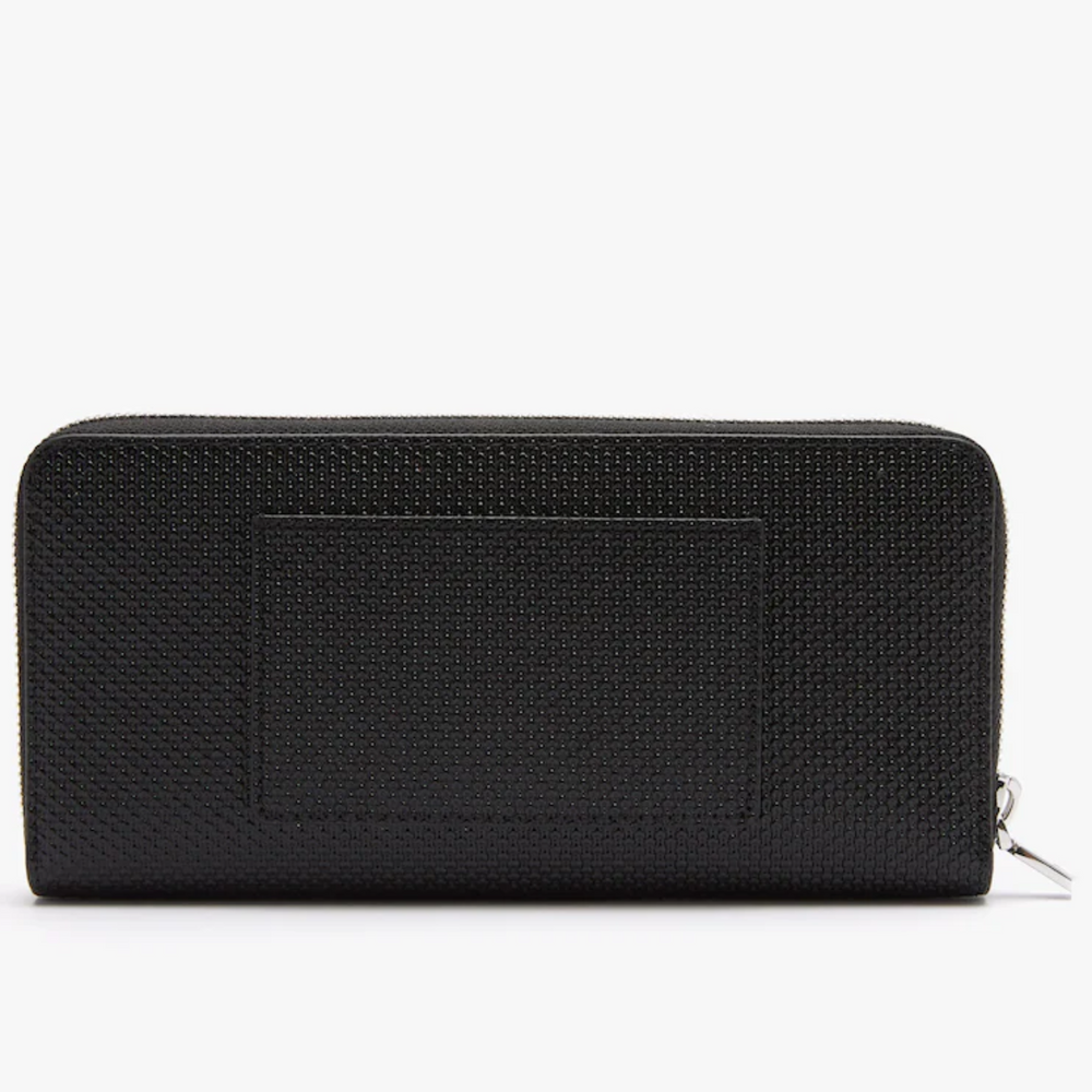 
                      
                        LACOSTE Grand portefeuille unisexe Chantaco zippé en cuir piqué
                      
                    