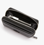 LACOSTE Petit porte-monnaie unisexe Chantaco zippé en cuir premium