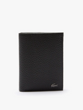 LACOSTE Portefeuille Lacoste pliable vertical en cuir grainé