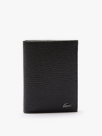 LACOSTE Portefeuille Lacoste pliable vertical en cuir grainé