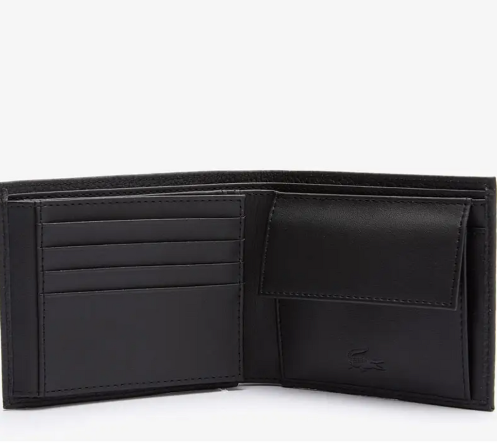 LACOSTE Portefeuille Lacoste  porte-cartes horizontal en cuir