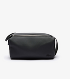 LACOSTE Trousse de toilette Lacoste double zip unisexe en petit piqué uni