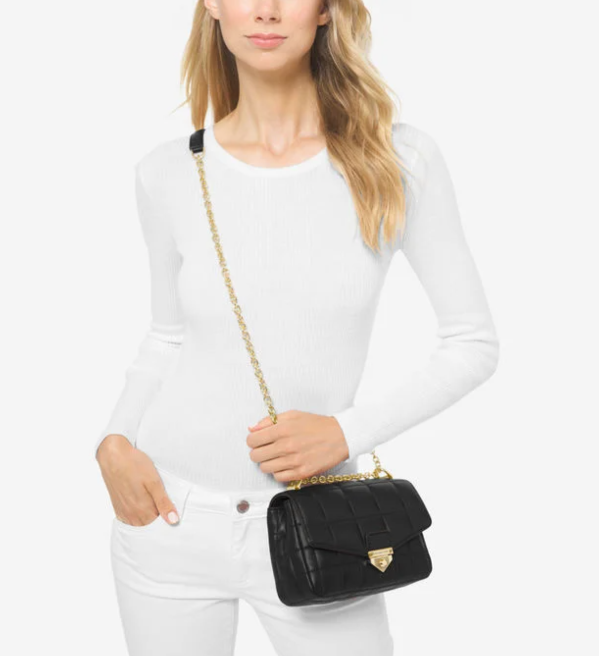 MICHAEL KORS Grand sac Soho en cuir matelassé
