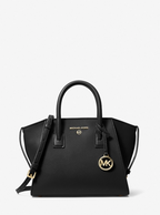 MICHAEL KORS Grand sac Avril en cuir à glissière supérieure Camel