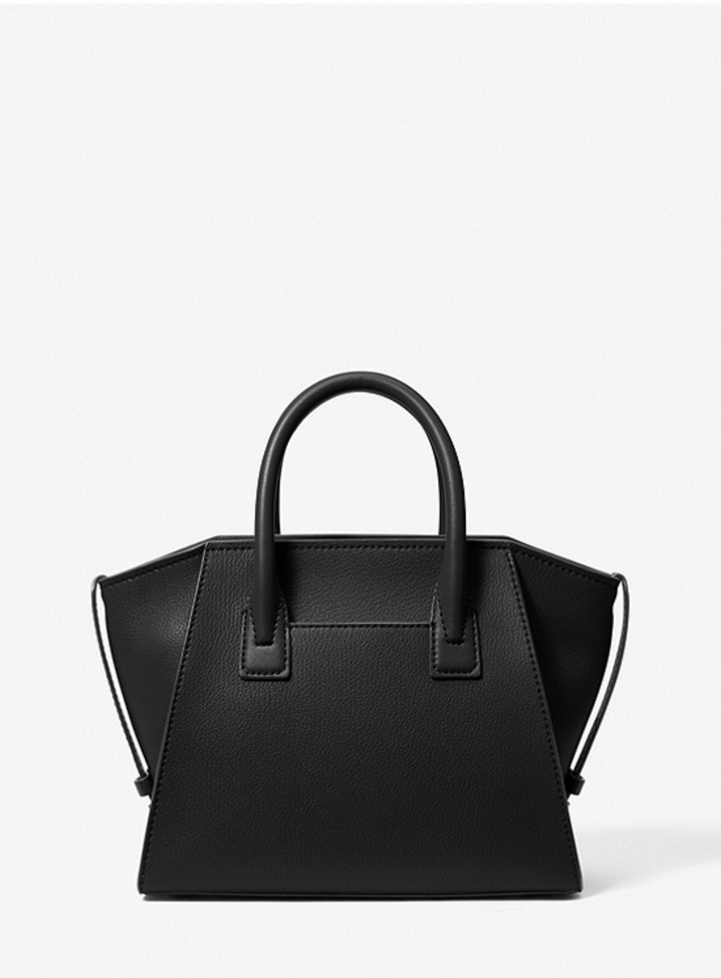 MICHAEL KORS Petit sac Avril en cuir à glissière supérieure Noir doré