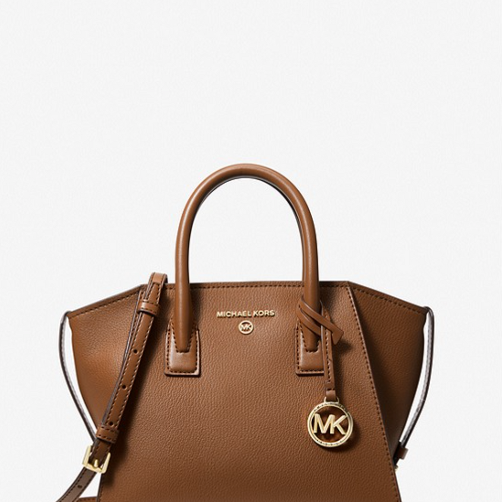 
                      
                        MICHAEL KORS Petit sac Avril en cuir à glissière supérieure Noir doré
                      
                    