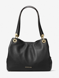 MICHAEL KORS Grand sac porté épaule Raven en cuir Bronze/Noisette