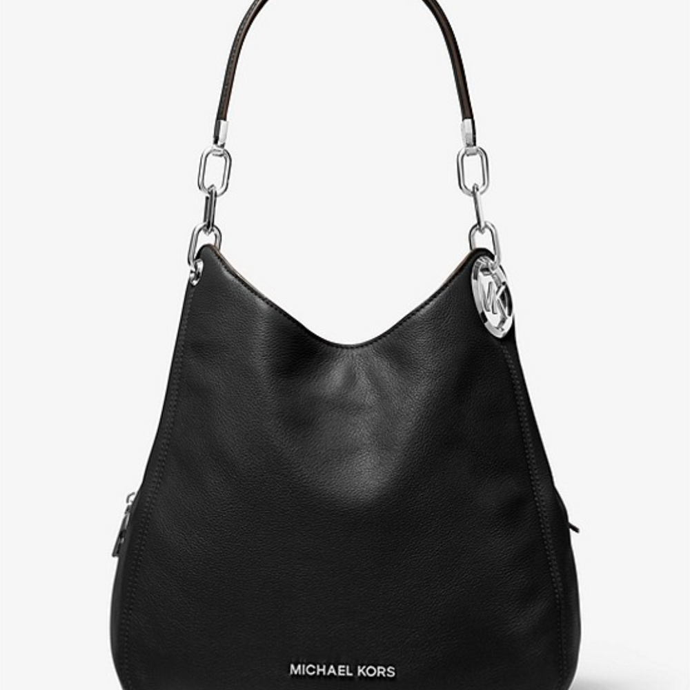 
                      
                        MICHAEL KORS Grand sac porté épaule Lillie en cuir Bronze/Noisette
                      
                    