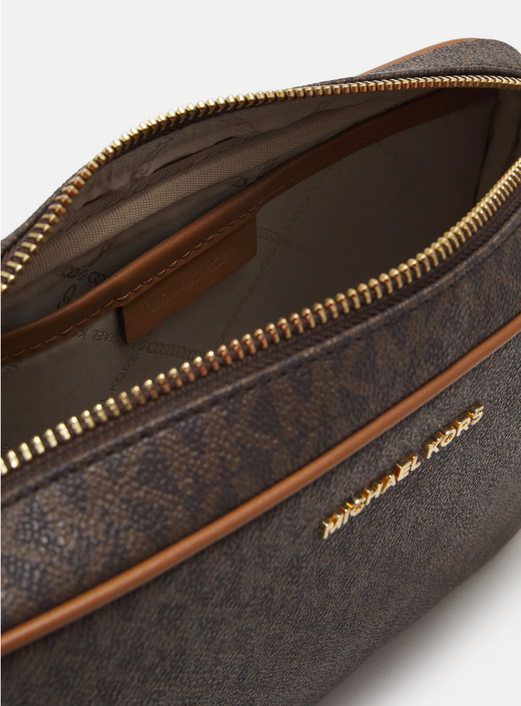 MICHAEL KORS Grand sac a bandouliere Jet Set en cuir saffiano logo Mar SARL NIALA