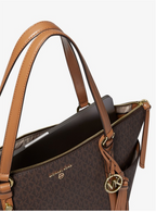 MICHAEL KORS Grand cabas Sullivan à logo avec glissière supérieure Bronze/Noisette