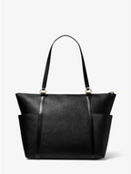 MICHAEL KORS Grand cabas Sullivan à logo avec glissière supérieure Noir/Doré