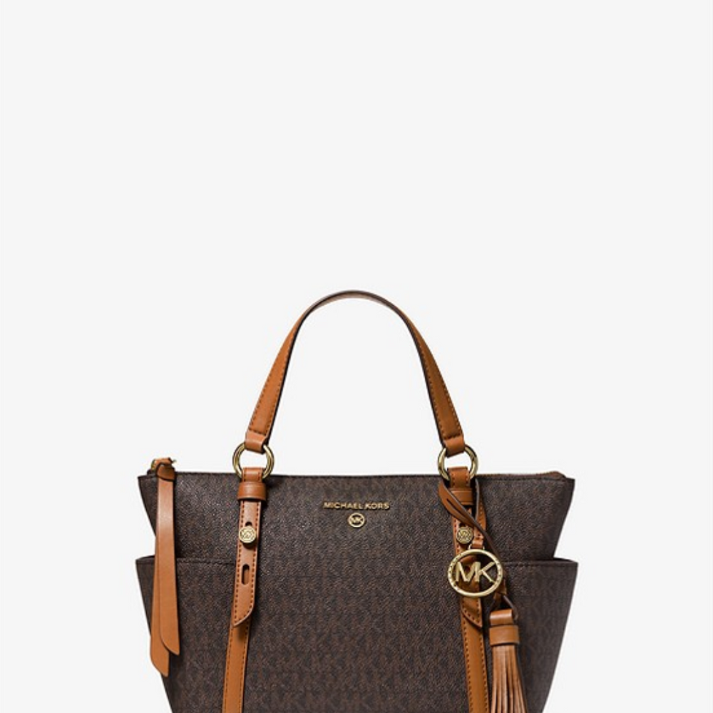 
                      
                        MICHAEL KORS Grand cabas Sullivan à logo avec glissière supérieure Bronze/Noisette
                      
                    