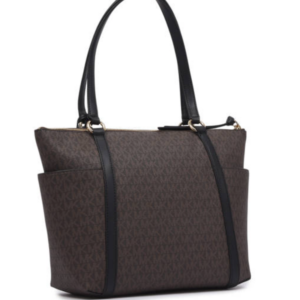 
                      
                        MICHAEL KORS Grand cabas Sullivan à logo avec glissière supérieure Marron/Noir
                      
                    