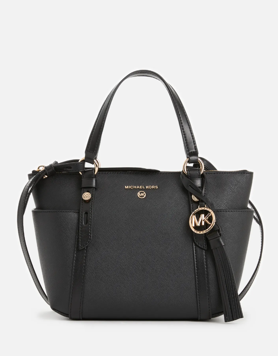 MICHAEL KORS Petit sac cabas Sullivan à logo avec glissière supérieure Bronze/Noisette