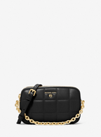 MICHAEL KORS Petit sac pour appareil photo Jet Set en cuir matelassé Noir
