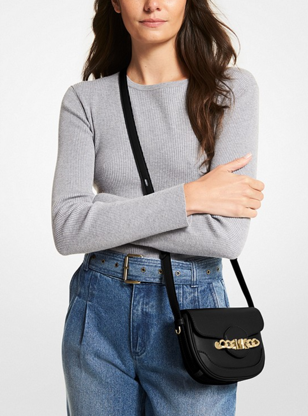 MICHAEL KORS Sac à bandoulière HALLY Noir