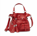 Rouge - Lancel Premier Flirt sac seau M