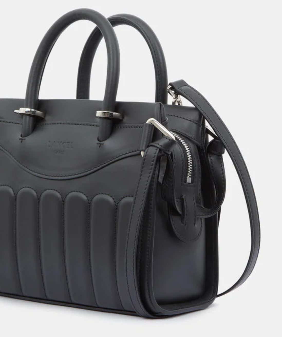 LANCEL Sac cabas Rodéo cuir Noir M