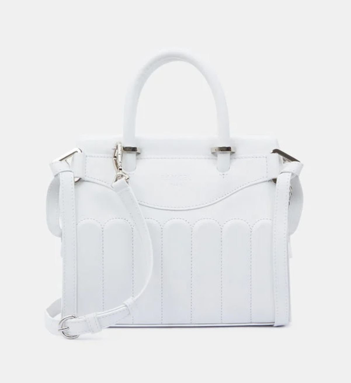 LANCEL Sac cabas Rodéo cuir Blanc