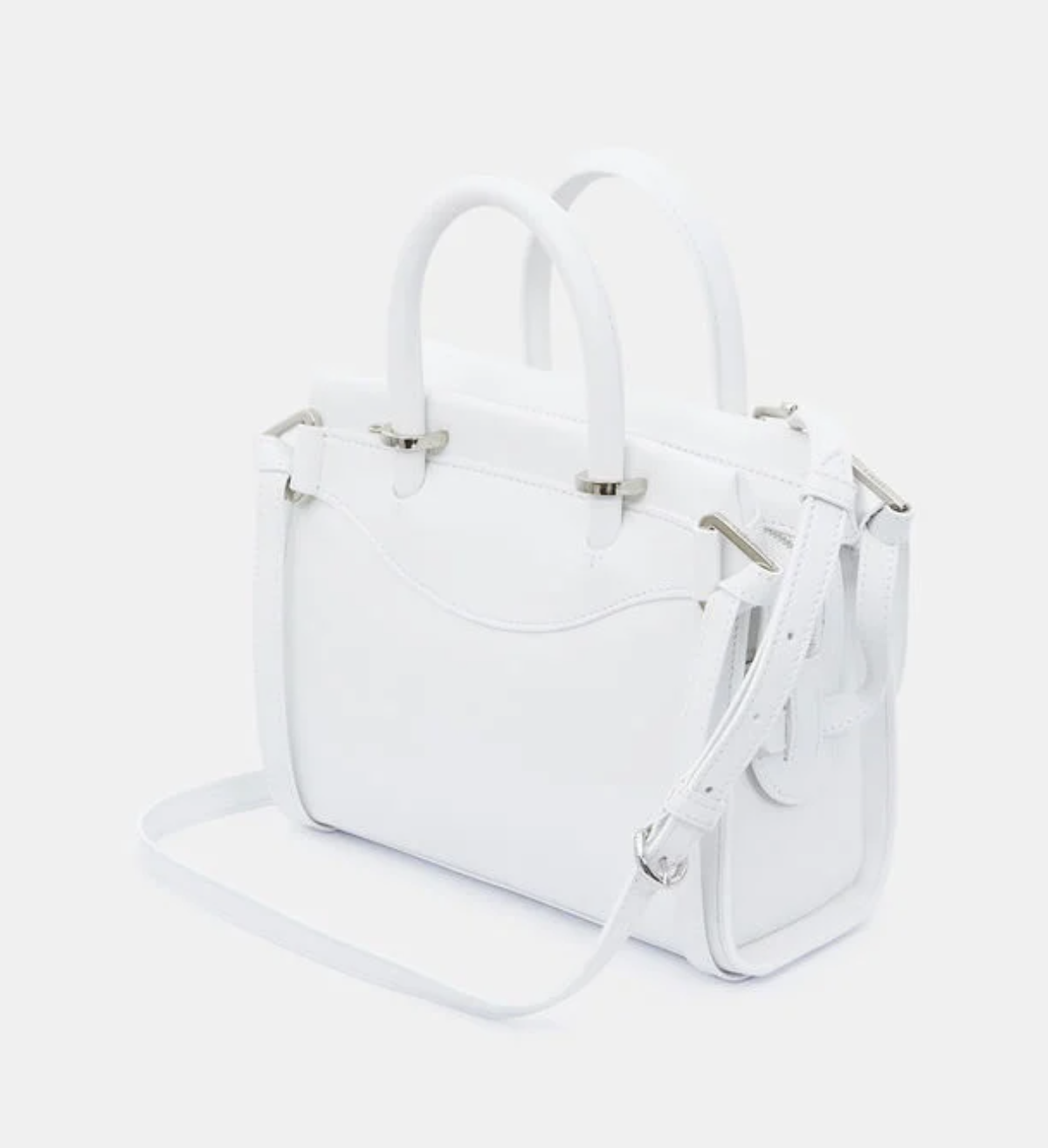 LANCEL Sac cabas Rodéo cuir Blanc