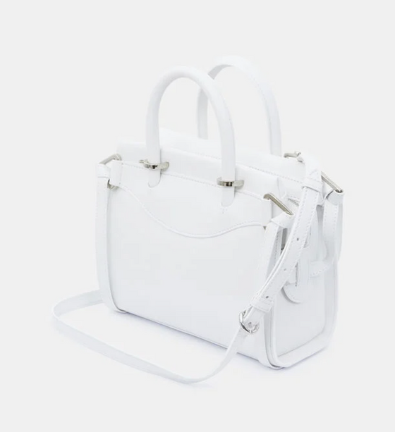 Sac cabas Rodéo cuir Blanc