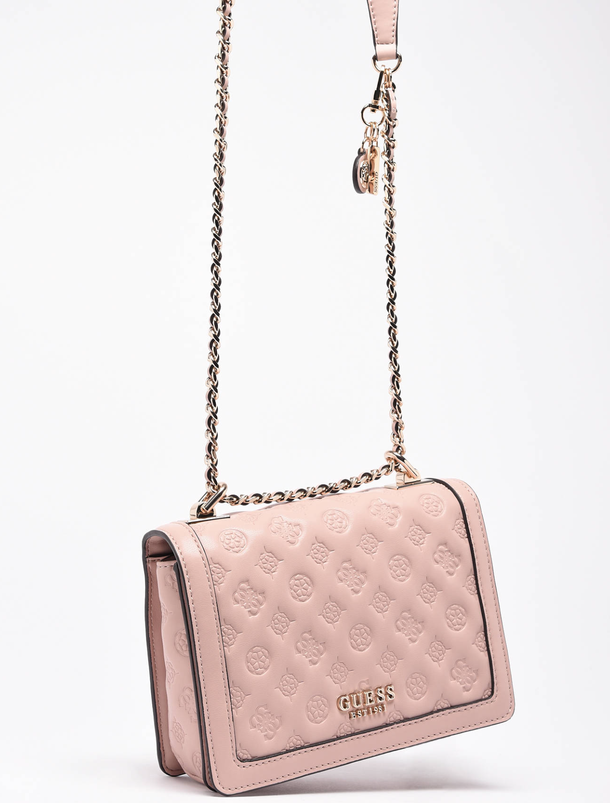 Mini sac à bandoulière abey logo imprimé