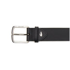 Ceinture en cuir texturé à boucle gravée Lacoste