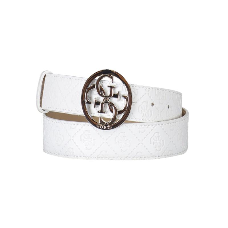 Ceinture femme Guess Tyren Logo 4G gaufré
