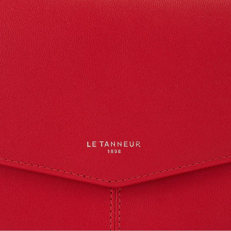 LE TANNEUR Compagnon à rabat Charlotte en cuir lisse