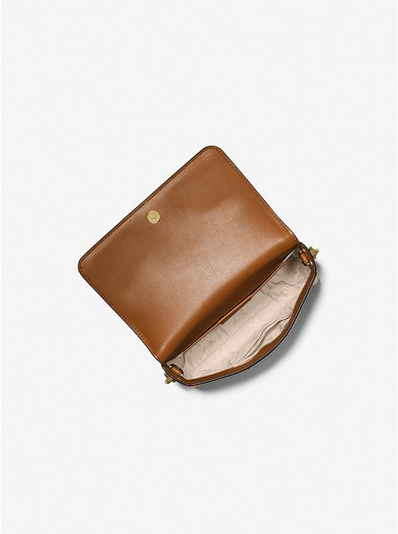 MICHAEL KORS Petit sac à bandoulière convertible Freya avec logo Marron/Noisette