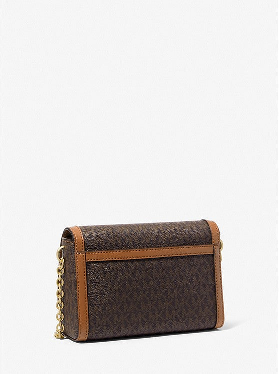 MICHAEL KORS Petit sac à bandoulière convertible Freya avec logo Marron/Noisette