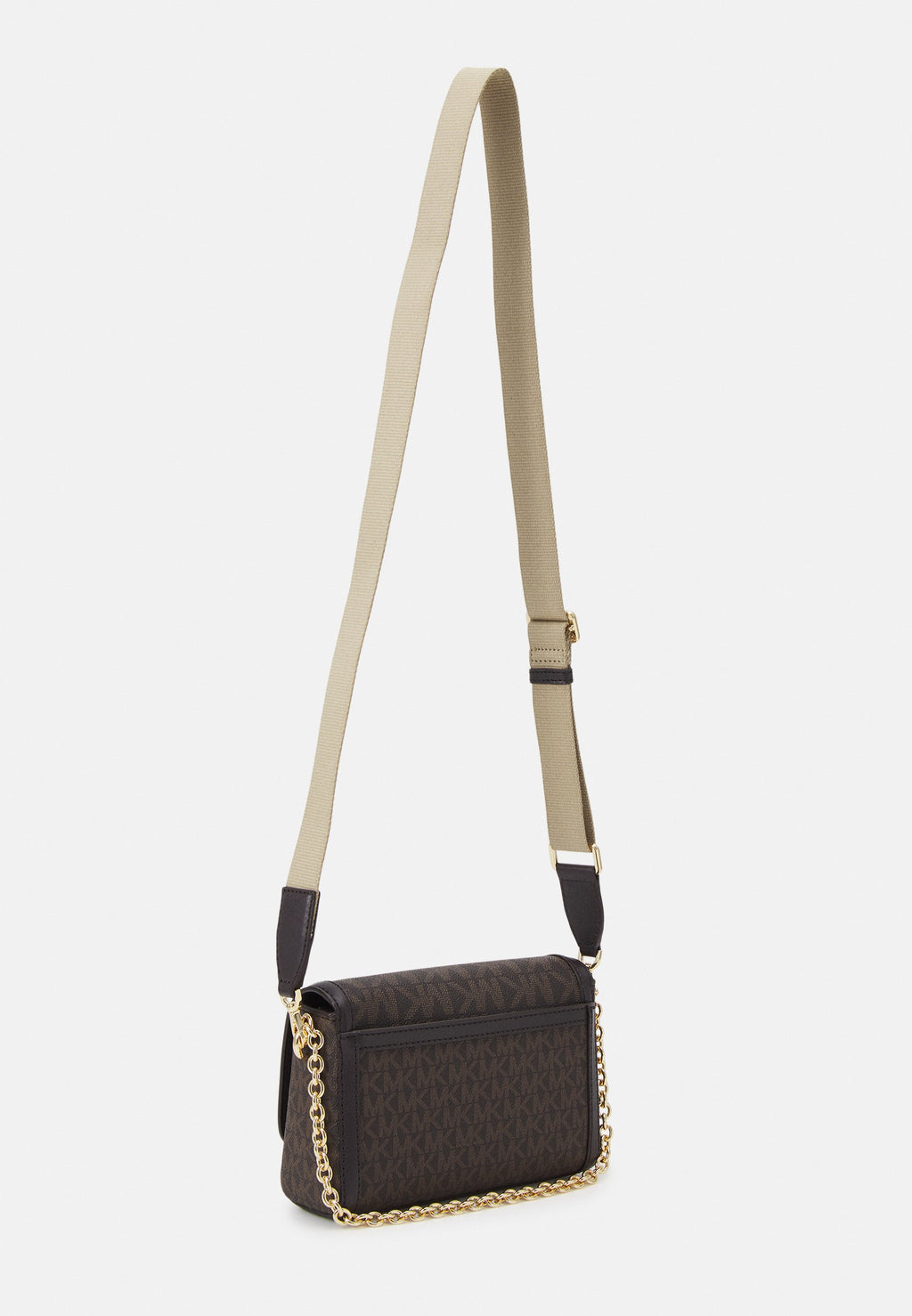 MICHAEL KORS Petit sac à bandoulière convertible Freya avec logo Marron/Noir