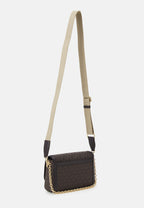 MICHAEL KORS Petit sac à bandoulière convertible Freya avec logo Marron/Noir