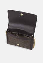 MICHAEL KORS Petit sac à bandoulière convertible Freya avec logo Marron/Noir