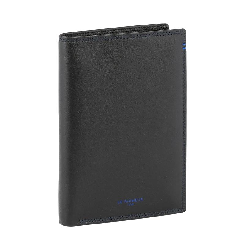 LE TANNEUR Grand Portefeuille Martin vertical zippé 2 volets