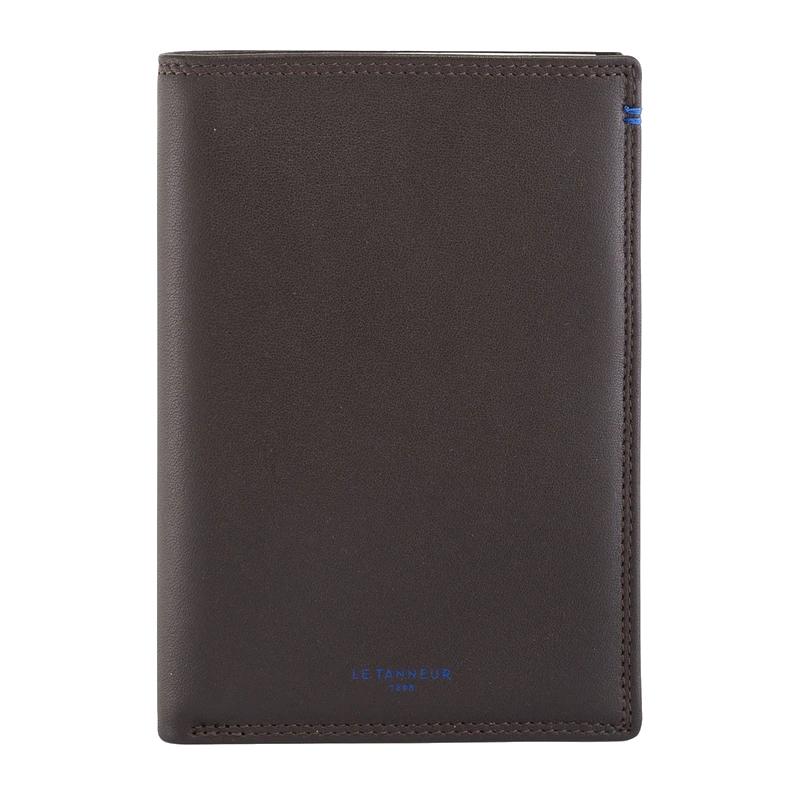 LE TANNEUR Grand Portefeuille Martin vertical zippé 2 volets