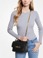 MICHAEL KORS Grand sac porté épaule Heather en cuir