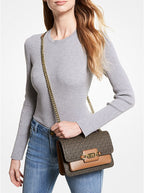 MICHAEL KORS Grand sac porté épaule Heather logo