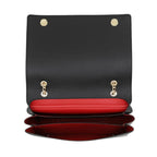 Sac Love Moschino PVC noir Galv or