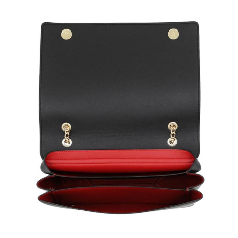 Sac Love Moschino PVC noir Galv or