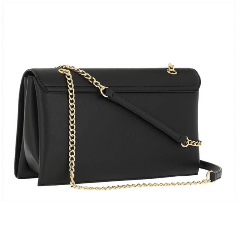 Sac Love Moschino PVC noir Galv or