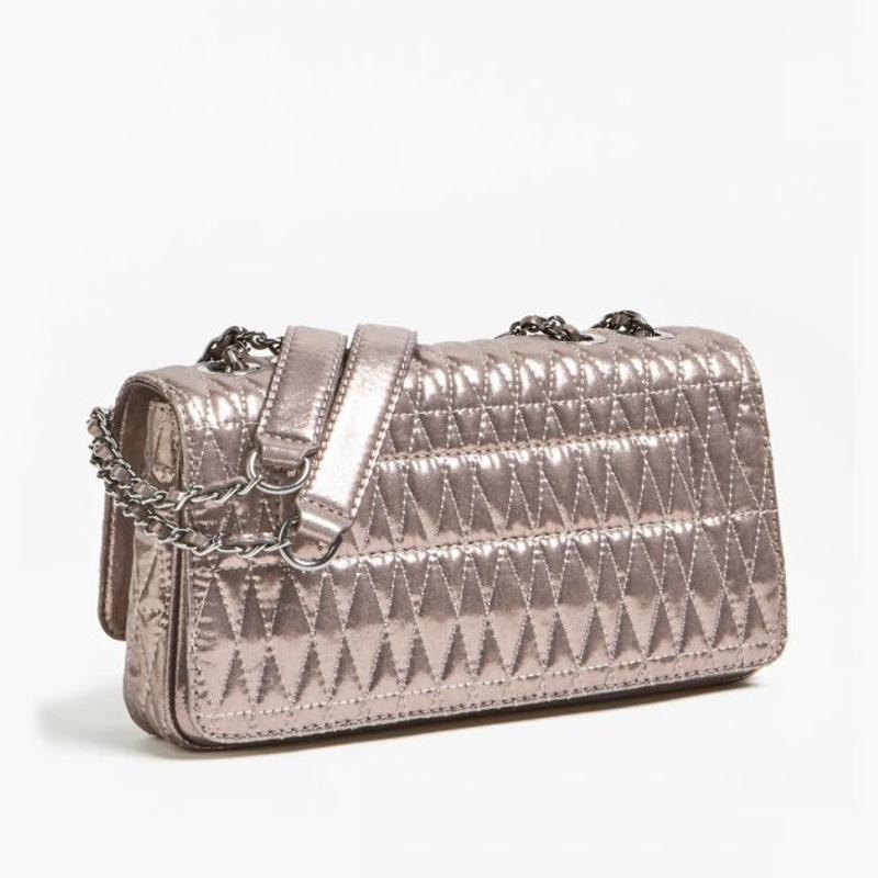 Sac Bandoulière Guess Brinkley Pewter