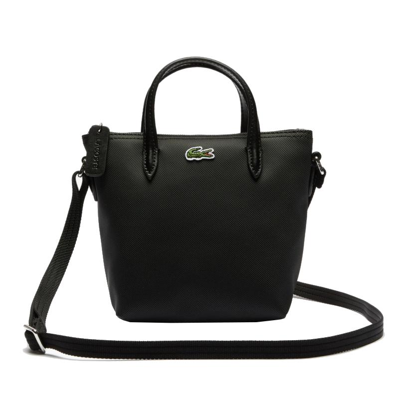 Lacoste Mini sac cabas Lacoste zippé L.12.12 Concept petit piqué uni