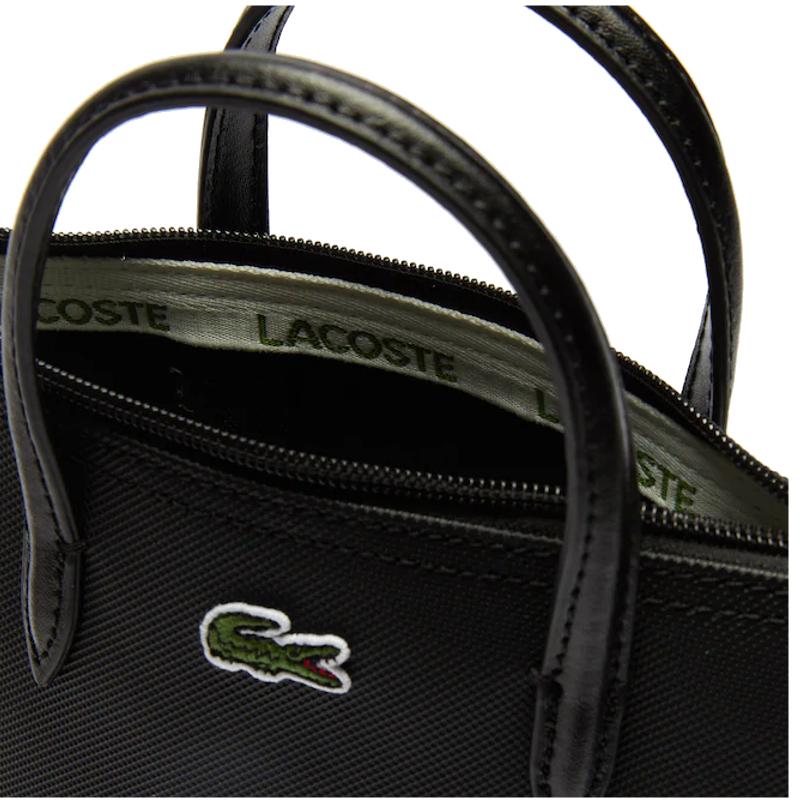 Lacoste Mini sac cabas Lacoste zippé L.12.12 Concept petit piqué uni