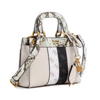 Mini sac trapèze à motif de peau de python Katey