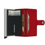 Miniwallet Crisple en aluminium et cuir