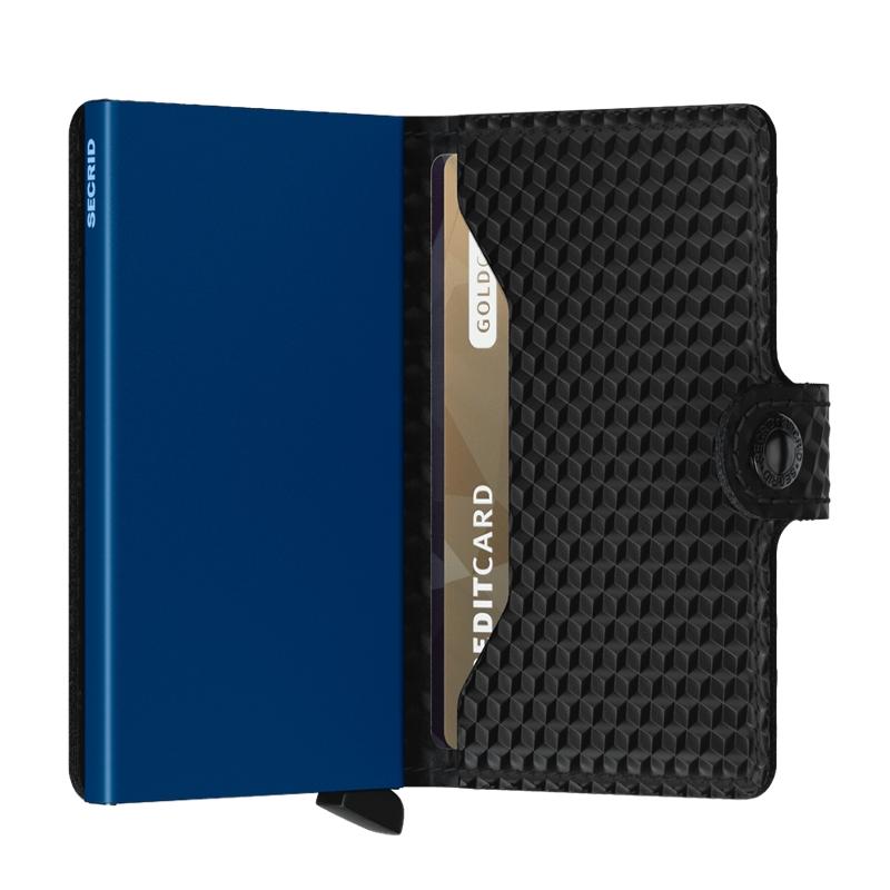 Miniwallet Cubic Black-Blue